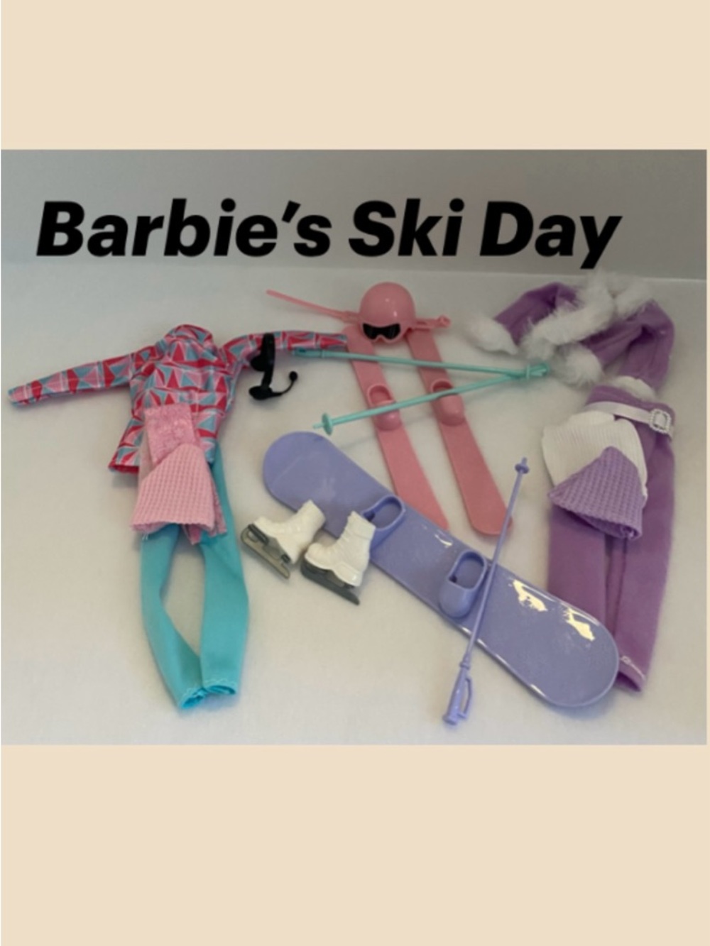 Barbie Ski Day Outfits & Accessories -